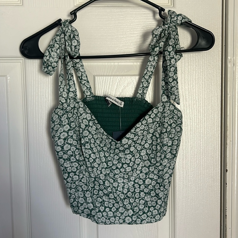 Abercrombie tie strap top